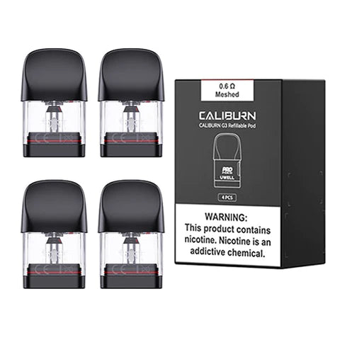 UWELL CALIBURN G3/GK3 REPLACEMENT PODS-Pack of 4 | Indian Vape Ninja