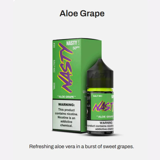 NASTY LIQ – Aloe Grape | 30ML | 35Mg 50Mg | Indian Vape Ninja Indian Vape Ninja