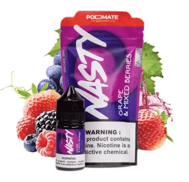 Grape & Mix Berries by Nasty Podmate Salt | 30ML | 35MG 50MG | Indian Vape Ninja Indian Vape Ninja