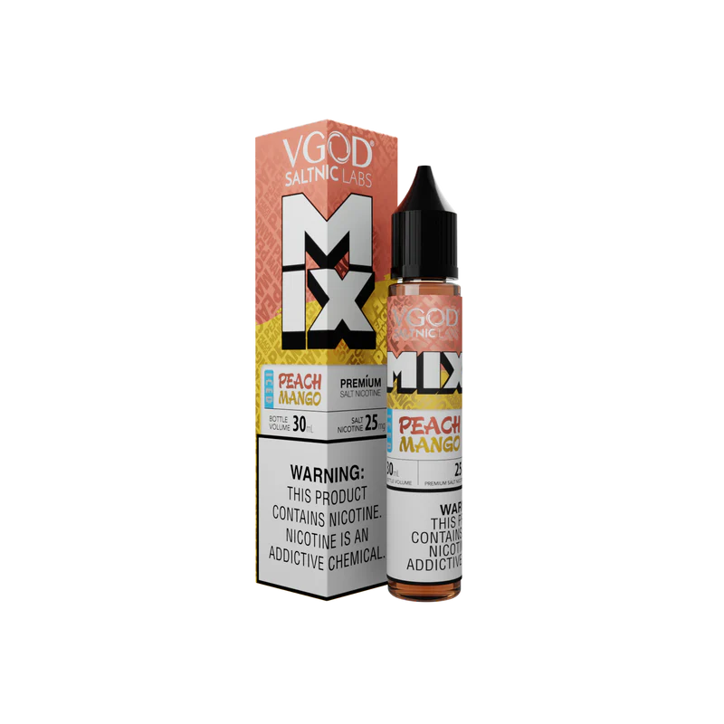 Mix Iced Peach Mango - Vgod Salt | 30ML | 25MG 50MG | Indian Vape Ninja Indian Vape Ninja