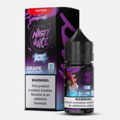 ASAP GRAPE ICE BY Nasty Salt | 30ML | 20MG 35MG 50MG | Indian Vape