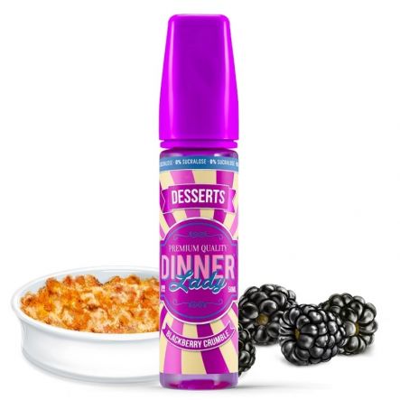 Blackberry Crumble by Dinner Lady | 60ML Vape Juice | Indian Vape Ninja |  3MG | 6MG Indian Vape Ninja