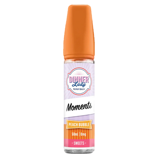 Peach Bubble - Dinner Lady Ice Moments | 60ML | 3MG, 6MG | Indian Vape Ninja Indian Vape Ninja