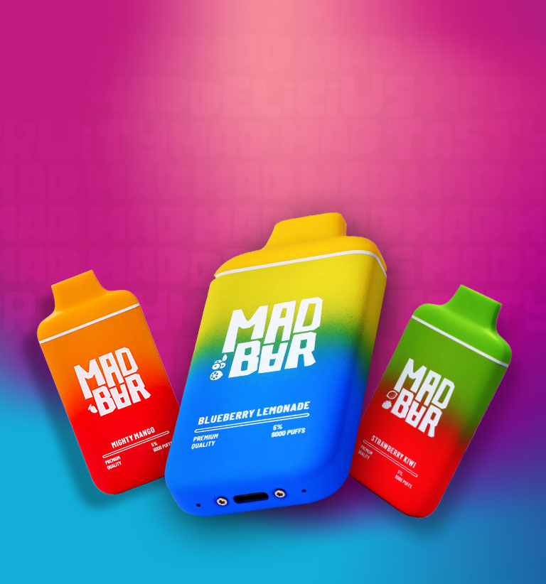 MAD BAR DISPOSABLE VAPE 6000 Puffs | Indian Vape Ninja Indian Vape Ninja