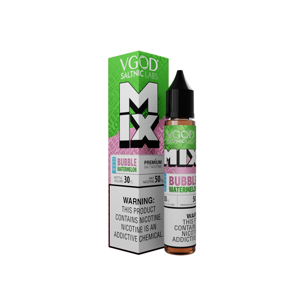 Mix Bubble Watermelon Iced - Vgod Salt | 30ML | 25MG 50MG | Indian Vape Ninja Indian Vape Ninja