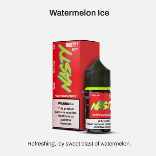 NASTY LIQ - Watermelon ice | 30 ML | 20Mg 50Mg | Indian Vape Ninja Indian Vape Ninja