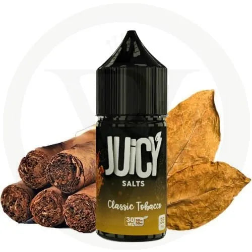 Classic Tobacco by Juicy Salts | 30ML | 35MG 50MG | Indian Vape Ninja Indian Vape Ninja