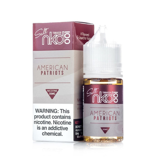 American Patriots - Naked 100 Salt | 30Ml Vape Juice | 35MG,50MG | Indian Vape Ninja Indian Vape Ninja