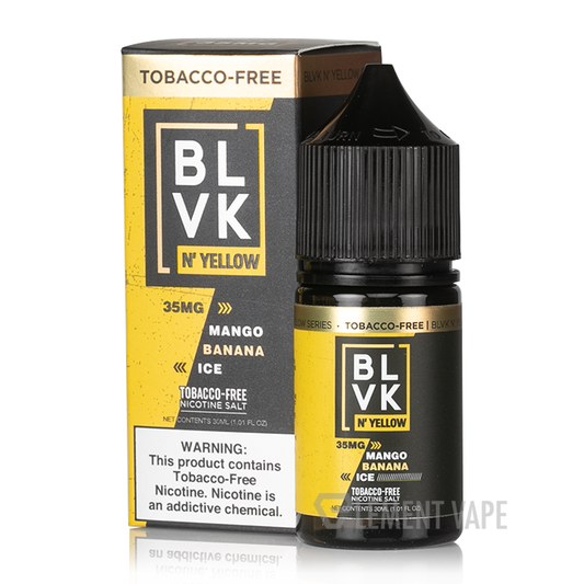 Mango Banana Ice by BLVK N' Yellow Salts | 30ML | 35MG 50MG | Indian Vape Ninja Indian Vape Ninja