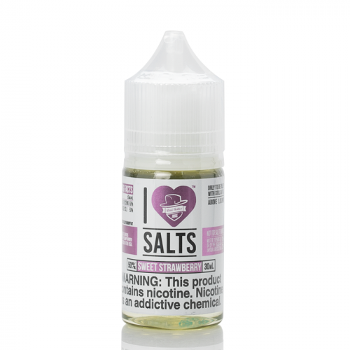 Sweet Strawberry - I Love Salts | 30ML Vape Juice | 50MG Vape paradise